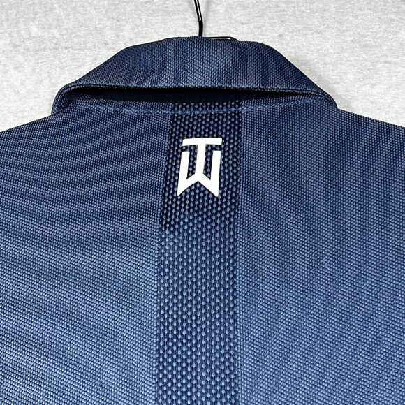 Nike Tiger Woods Collection Mens Medium Dri Fit Short Sleeve Polo - Picture 10 of 14